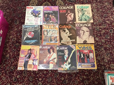 Lot 1873 - Qty of rock/pop magazines 1970s/80s