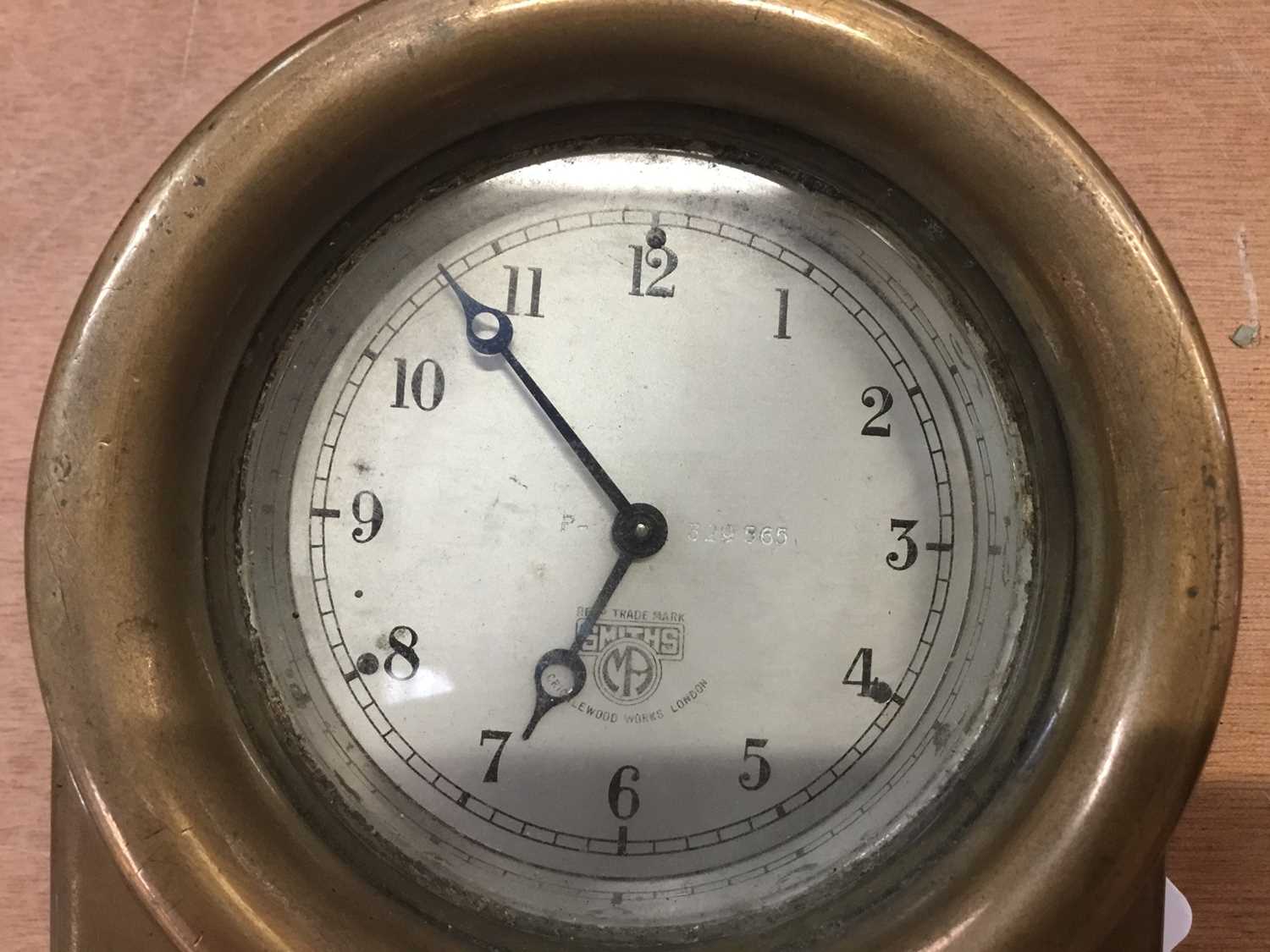 Lot 484 1920s Smiths car clock in bronze case