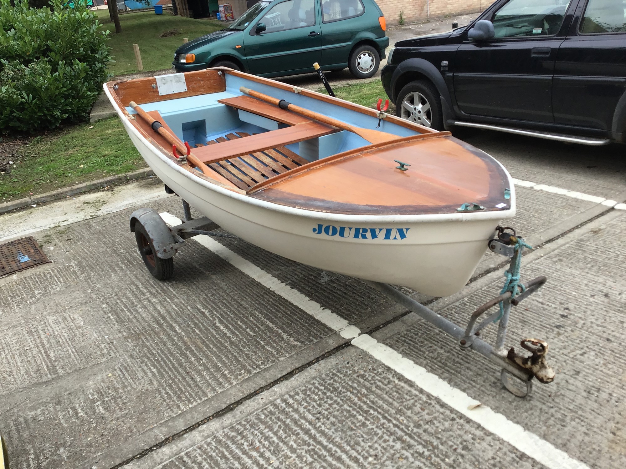 Lot 148 Foreland Fibreglass Dinghy Including Trailer lot-148-foreland-fibreglass-dinghy-including-trailer
