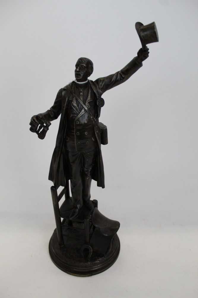 Lot 2102 - Spelter figure