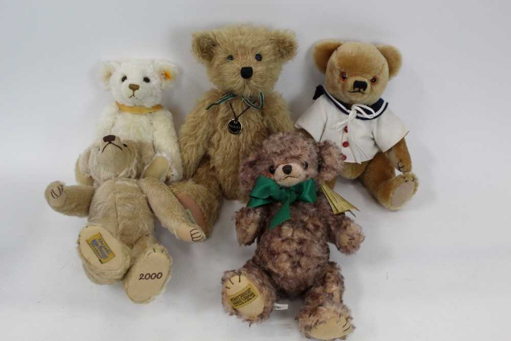 Lot 1465 - Teddy Bears Dean's, Compton Bear, Millennium Bear and three Merrythought bears.