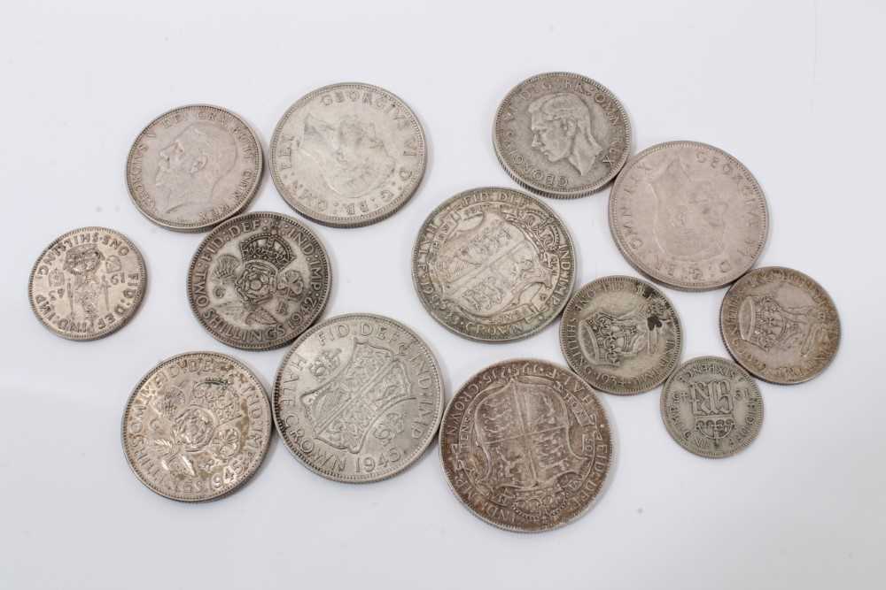 Lot 514 - G.B. - Mixed silver coinage to include Victoria J.H. Maundy Four Pence and Two Pence 1889 VF - AEF, Shilling 1889 VF & other issues (qty)