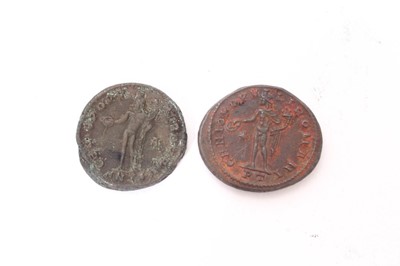 Lot 429 - Ancients - Roman Billon Follis C. 295AD Diocletian & C. 312-13AD Maximianus II (as Augustus) (N.B. Both with Genio Popvli Romani - Reverses), generally GVF