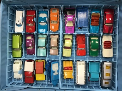 Lot 1475 - Die cast Matchbox Super Fast carry case containing 48 unboxed models all in pristine condition.