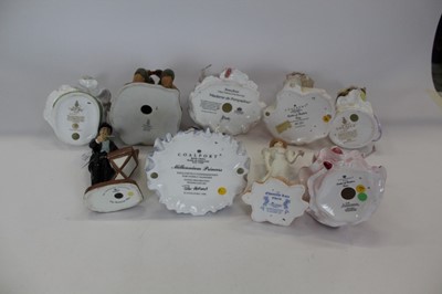 Lot 903 - Eight Coalport figures - Millennium Princess, Madame de Pompadour, Grace, Chantilly Lace, Vicky, The Medicine Man, Hope and Charity plus a Royal Doulton figure - Dreamweaver HN2283