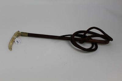 Lot 2041 - Swain & Aideney riding crop