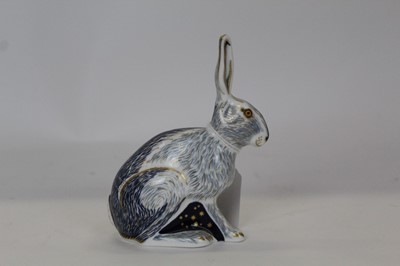 Lot 950 - Royal Crown Derby paperweight - Starlight Hare