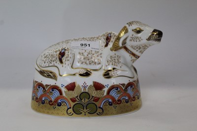 Lot 951 - Royal Crown Derby paperweight - Water Buffalo