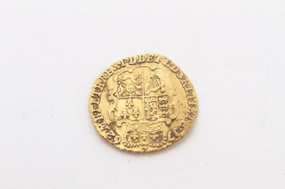 Lot 370 - G.B. - Gold Quarter Guinea George III 1762 (N.B. crimped) otherwise AVF (1 coin)