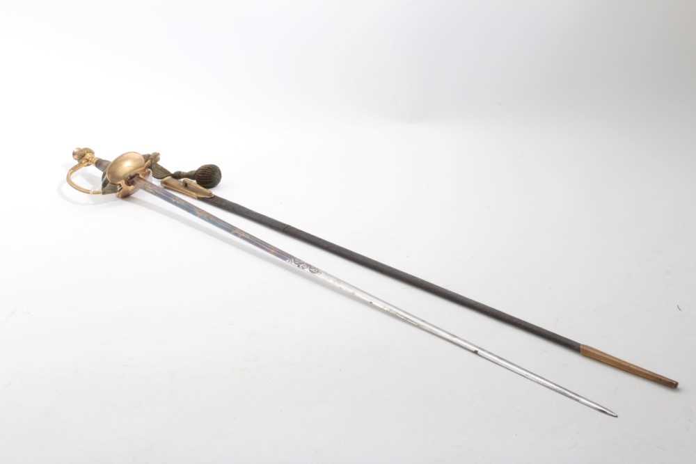 Lot 746 - Mid 19th century German Cavalry Officers' full dress sword