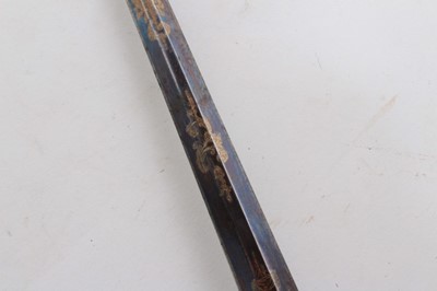 Lot 746 - Mid 19th century German Cavalry Officers' full dress sword