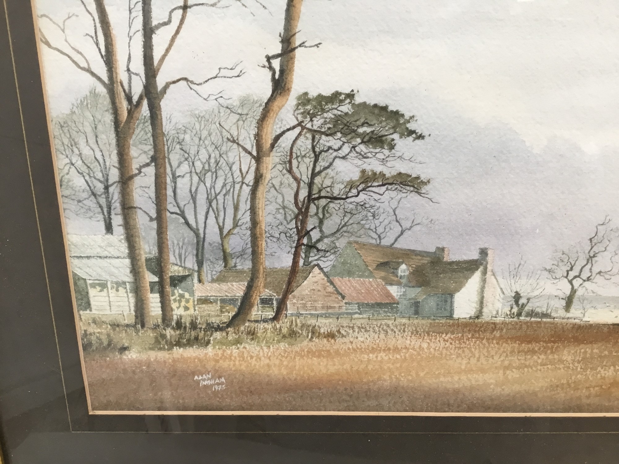 Lot 110 - Alan Ingham framed watercolour