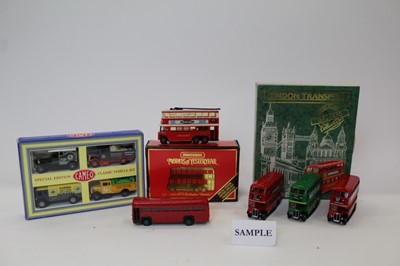 Lot 1497 - Diecast boxed selection of various manufacturers mainly Corgi, including Commercial vehicles buses and others (2 boxes)