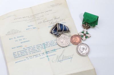 Lot 588 - George VI Police Long Service and Good Conduct medal named to Const. Alexander L. Laws together with a First World War War medal named to 179620 SPR. J.W.H. Tuplin. R.E. (Suspension bar missing) to...