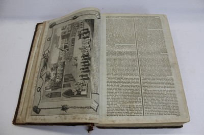 Lot 310 - Rev. John Fox - Book of Martyrs, printed for Alex Hogg at the Kings Arms, with dedication to George III, folio, full calfw