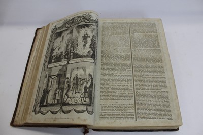 Lot 310 - Rev. John Fox - Book of Martyrs, printed for Alex Hogg at the Kings Arms, with dedication to George III, folio, full calfw