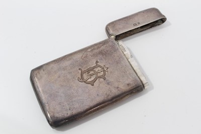 Lot 254 - Late Victorian silver calling card case