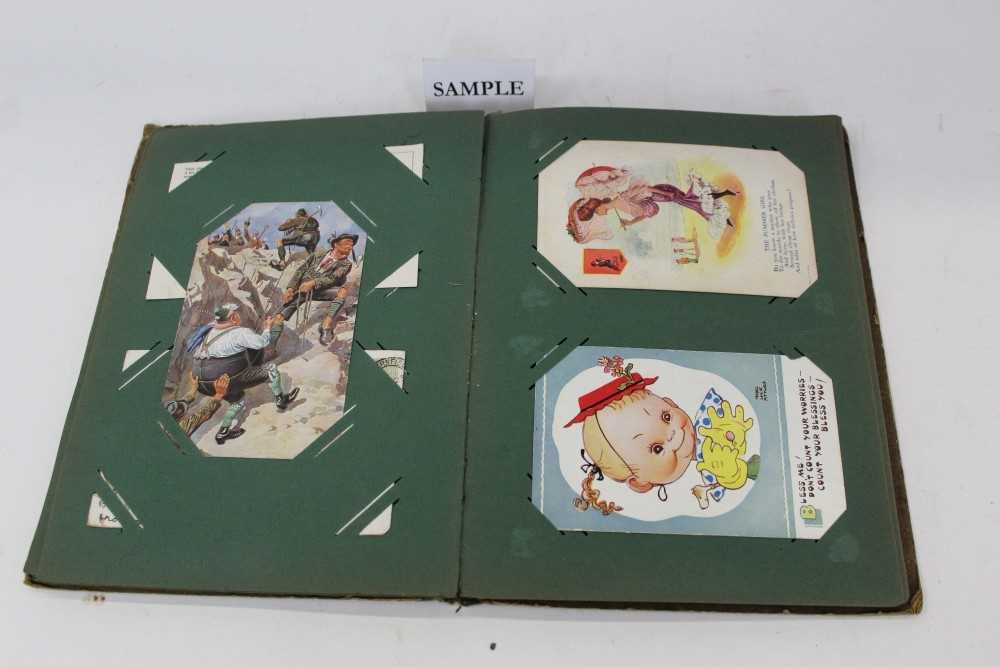 Lot 1252 - Album of comic post cards