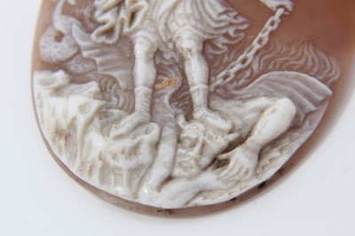 Lot 180 - Carved shell cameo