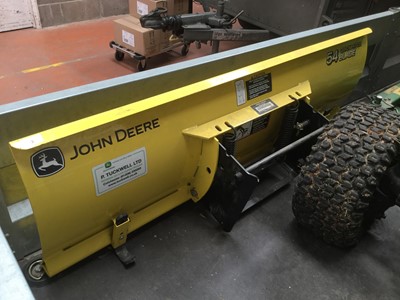 Lot 3 - John Deere 54 Quick Hitch Blade for snow clearing or similar, Serial No. 1M054FBXKBM103407