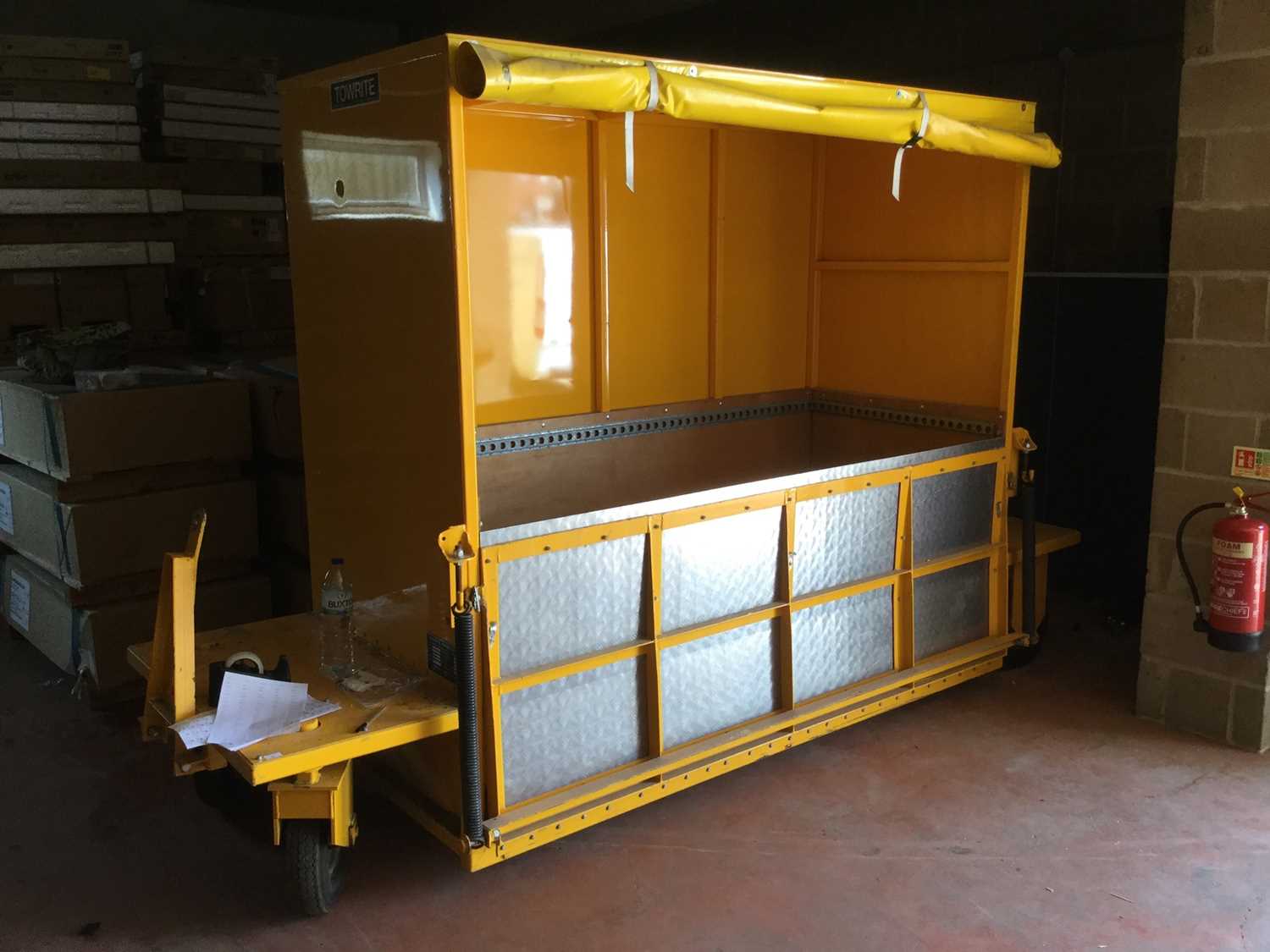 Lot 11 - Towrite Fabrications bespoke made Dropwell Trailer, manufactured 17/08/07, Gross weight 1300kg