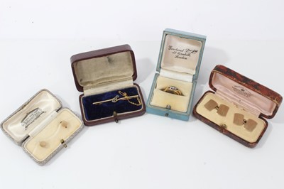 Lot 192 - Group gold jewellery
