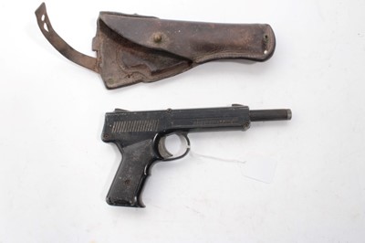 Lot 796 - First World War Automatic pistol holster dated 1918 and Diana air pistol