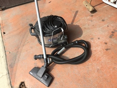 Lot 37 - Nilfisk GD 930 Industrial Vacuum Cleaner together with hose and extension pieces