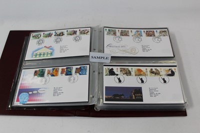 Lot 1131 - Stamps - G.B. first day covers in 6 albums, 1960s to 2000s including high values.  Better handstamps noted