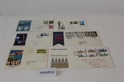 Lot 1133 - Stamps - plastic crate of mainly G.B. first day covers