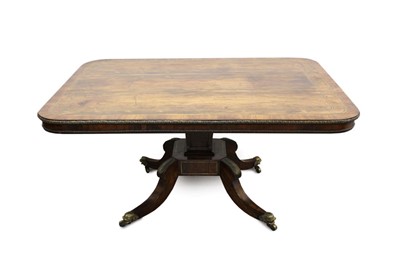 Lot 1216 - Fine quality early 19th century coromandel breakfast table in the manner of Brighton Pavillion