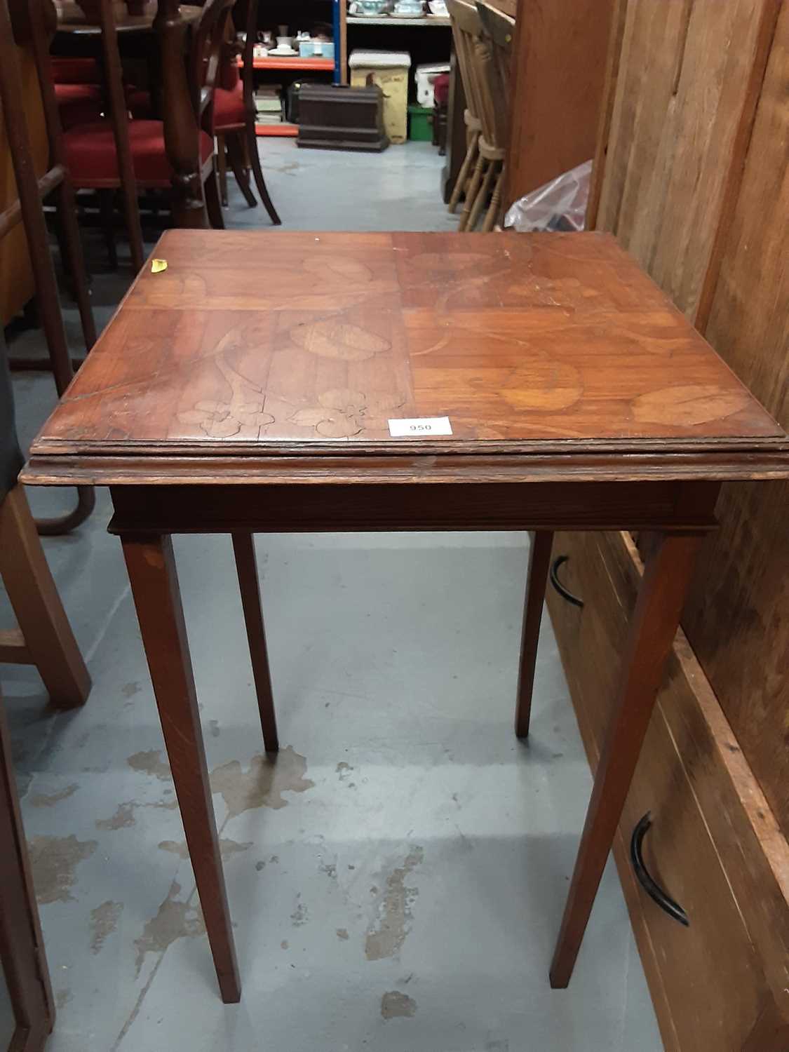 Lot 38 - Inlaid table