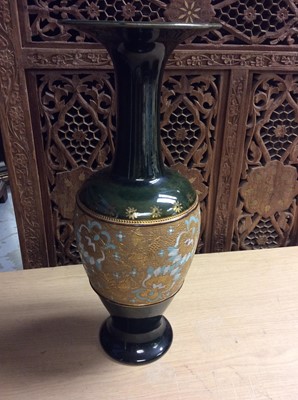 Lot 389 - Doulton baluster vase