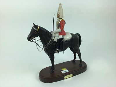 Lot 584 - Good quality Royal Doulton figure - Lifeguard on horseback