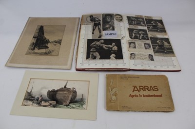 Lot 1200 - Selection of loose engravings and some drawings. Mixed periods.