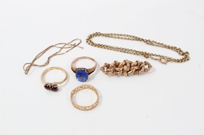 Lot 236 - Group gold jewellery