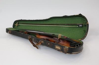 Lot 1891 - Violin in case