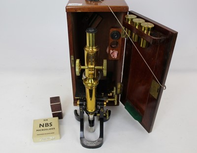 Lot 2152 - Microscope by J. Swift & Son, London