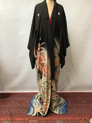 Lot 1829 - Vintage Coats and other clothes including Chinese robe