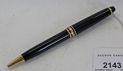 Lot 2143 - Montblanc Meisterstuck ballpoint pen