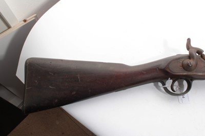 Lot 804 - Mid 19th century Percussion military musket