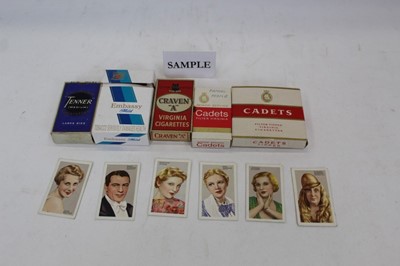 Lot 1206 - Cigarette cards selection house mostly in Craven "A" packets, Players, Wills, Churchmans etc (qty)