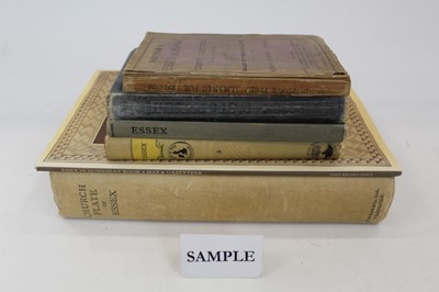 Lot 1217 - Collection of antiquarian books of Essex interest