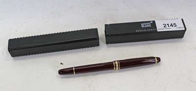 Lot 2145 - Montblanc Meisterstuck fountain pen