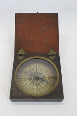 Lot 2148 - 19th century pocket compass