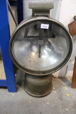 Lot 2164 - Large free standing Tilly Lamp, glass marked 'Tilly Hendon'