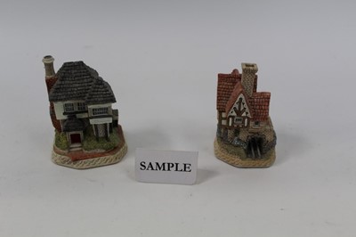 Lot 1043 - Eleven David Winter cottages - Richard III's Castle, Witch's Castle, The House Of Usher, Hertford Court, Tomfool's Cottage, Will-o-the wisp, Cornish Harbour, Waterfront Market, Mr Bumble's, Trainsp...