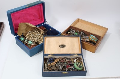 Lot 274 - Group vintage costume jewellery and bijouterie