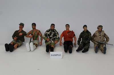 Lot 1532 - Action Man figures and accessories including tower.