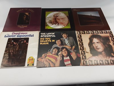 Lot 1894 - Crate of LP records (approx 70) including Van Morrison, Crosby, Stills, Nash and Young, Canned Heat and John Sebastian